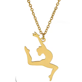 Artistic Gymnastics Necklace in Stainless Steel