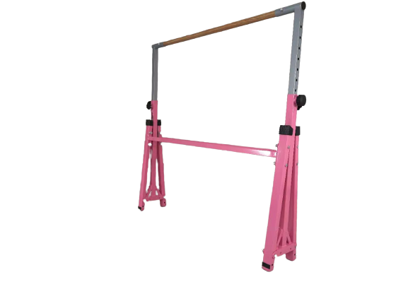 GES "Swing Like a Pro" gymnastics Foldable & Adjustable Bar + Mat for the Gym or Home