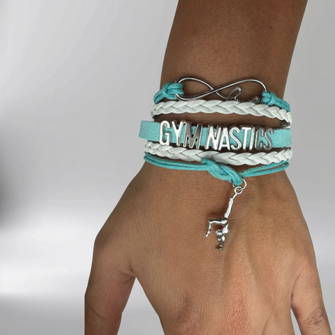 Gymnastics Charm Bracelets