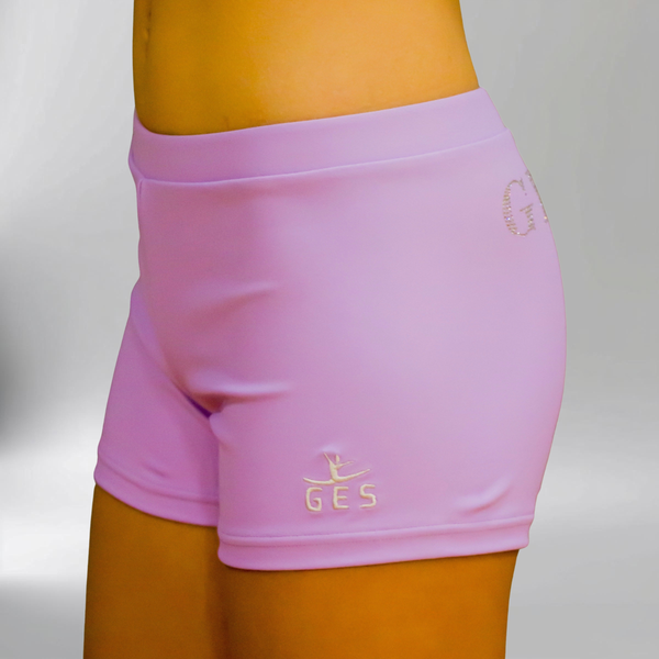 Purple Lilac Girl Lycra Gymnastics Shorts