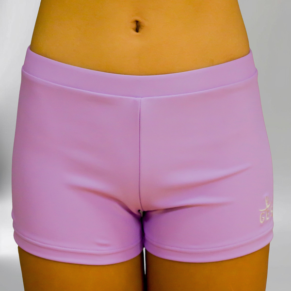 Purple Lilac Girl Lycra Gymnastics Shorts