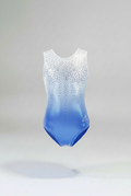 Azure Delight Sleeveless Girl Gymnastics Leotard 3D