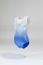 Azure Delight Sleeveless Girl Gymnastics Leotard 3D