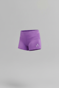 3D Purple Lilac Girl Lycra Gymnastics Shorts