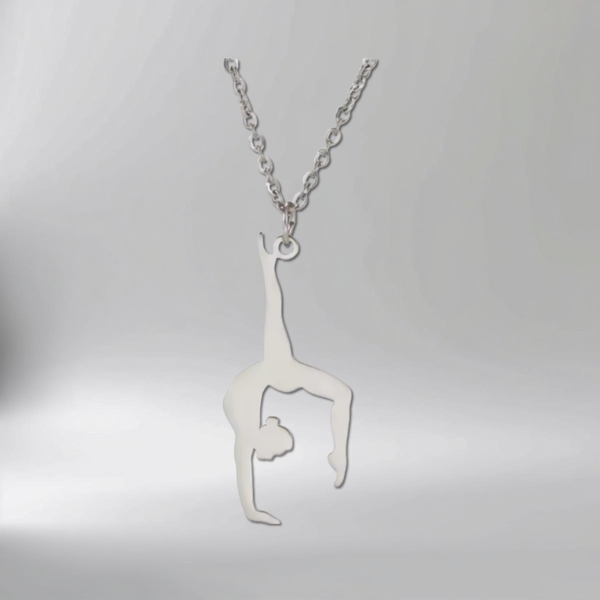 Artistic Gymnastics Necklace in Stainless Steel