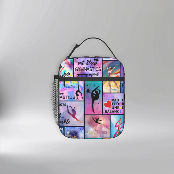 Gymnastics Lovers Insulated Lunch Box Bag