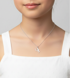 Artistic Gymnastics Necklace in Stainless Steel Silver