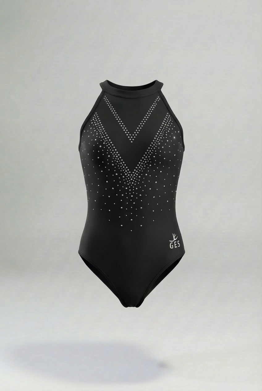 Bliss & Black Brilliance Sleeveless Girl Gymnastics Leotard