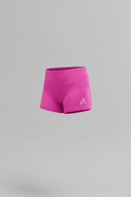 Bright Pink Girl Lycra Gymnastics Shorts