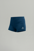 Dark Blue Girl Lycra Gymnastics Shorts