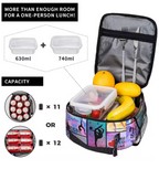 Gymnastics Lovers Insulated Lunch Box Bag