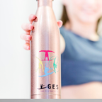 Gymnastics Passion Rose Gold Water Bottle 750ml BPA-Free