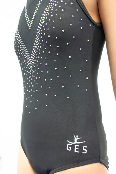 Bliss & Black Brilliance Sleeveless Girl Gymnastics Leotard