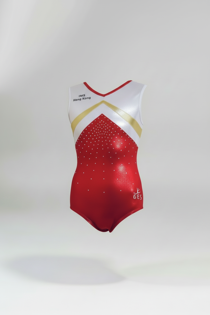 IMS Girl Gymnastics Sleeveless Leotard