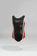 Kellett Power Pack sleeveless leotard black and red
