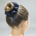 Navy blue Scrunchie gymnastic girl