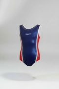 ProactivSports Girl Leotard + Dark Blue Gymnastics Shorts +  Scrunchies