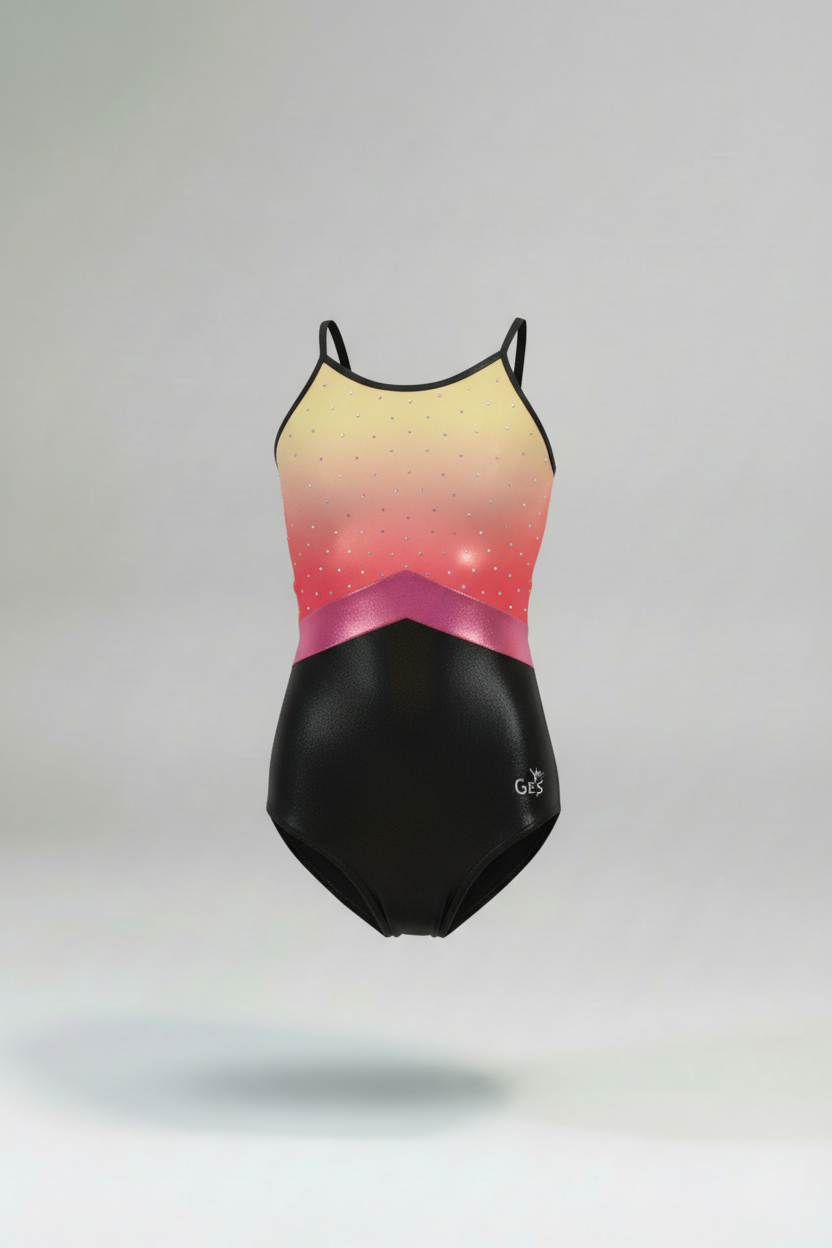 Sunkiss Sleeveless Girl Gymnastics Leotard