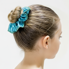 Turquoise Scrunchie hair