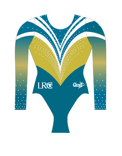 LRC 3/4 Long Sleeves Gymnastics Girls Leotard