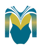 LRC 3/4 Long Sleeves Gymnastics Girls Leotard