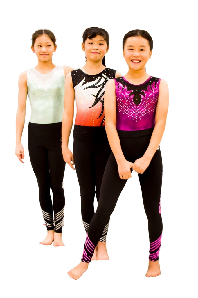 Girls gymnastics leggings - Activewear manufacturer Sportswear Manufacturer  HL