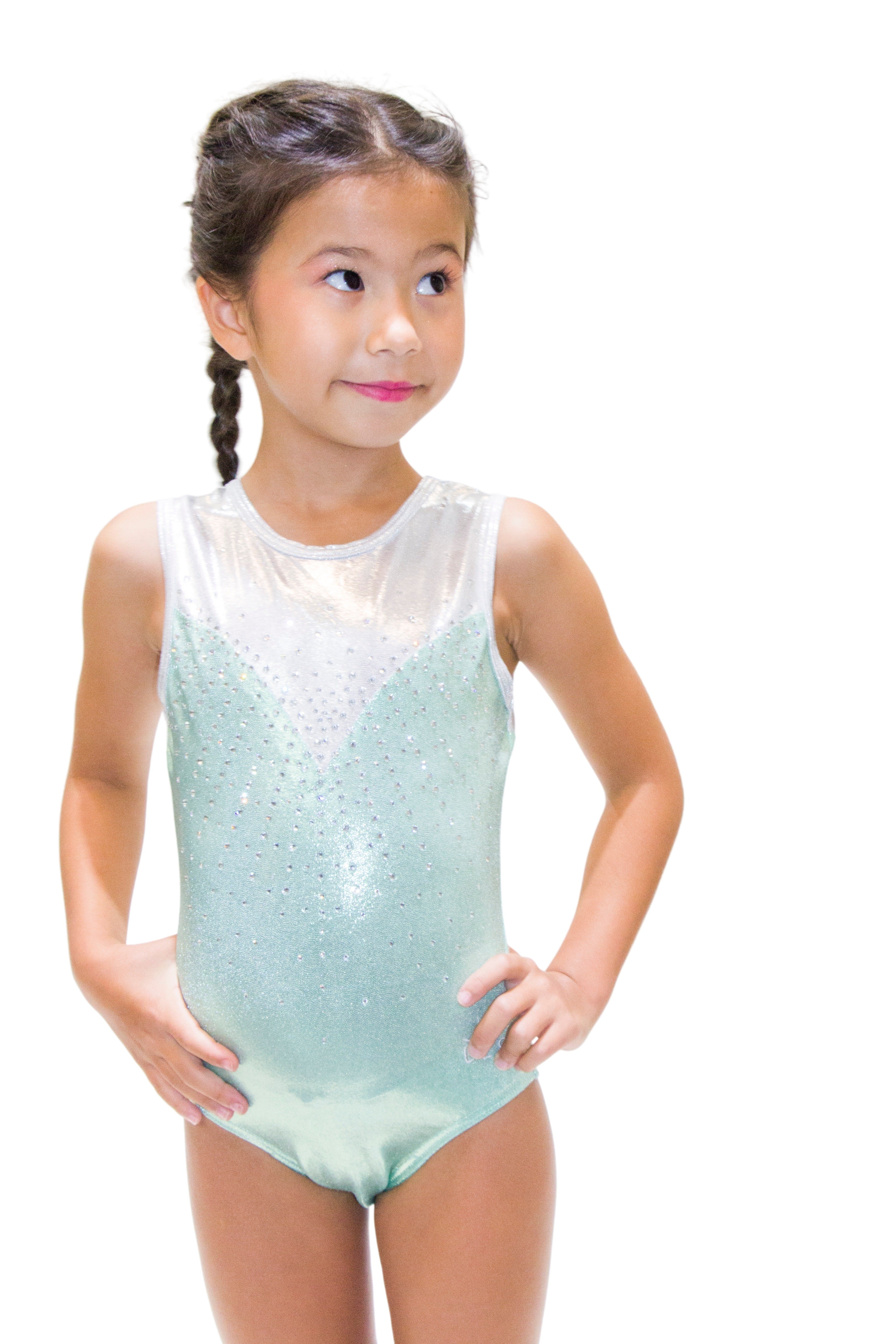 Rainbow Sleeveless Girl Gymnastics Leotard – Gym Elite Sportswears